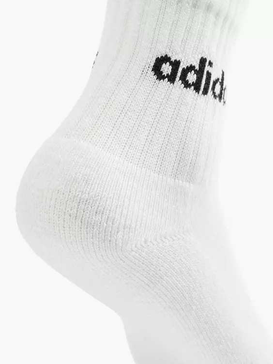adidas Essentials Linear 3er Pack Crew Socken
