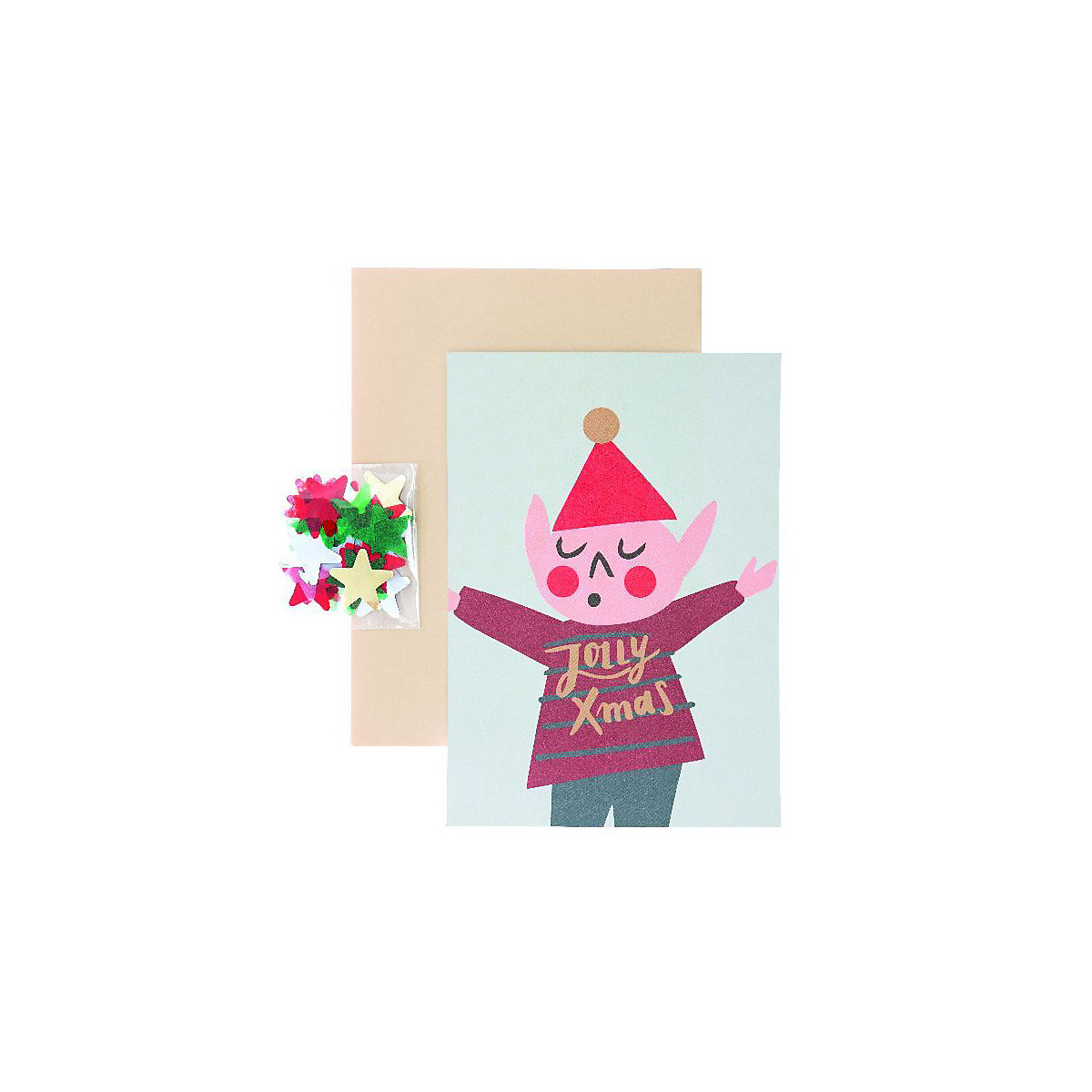 Diy Card,Jolly Christmas, Wichtel