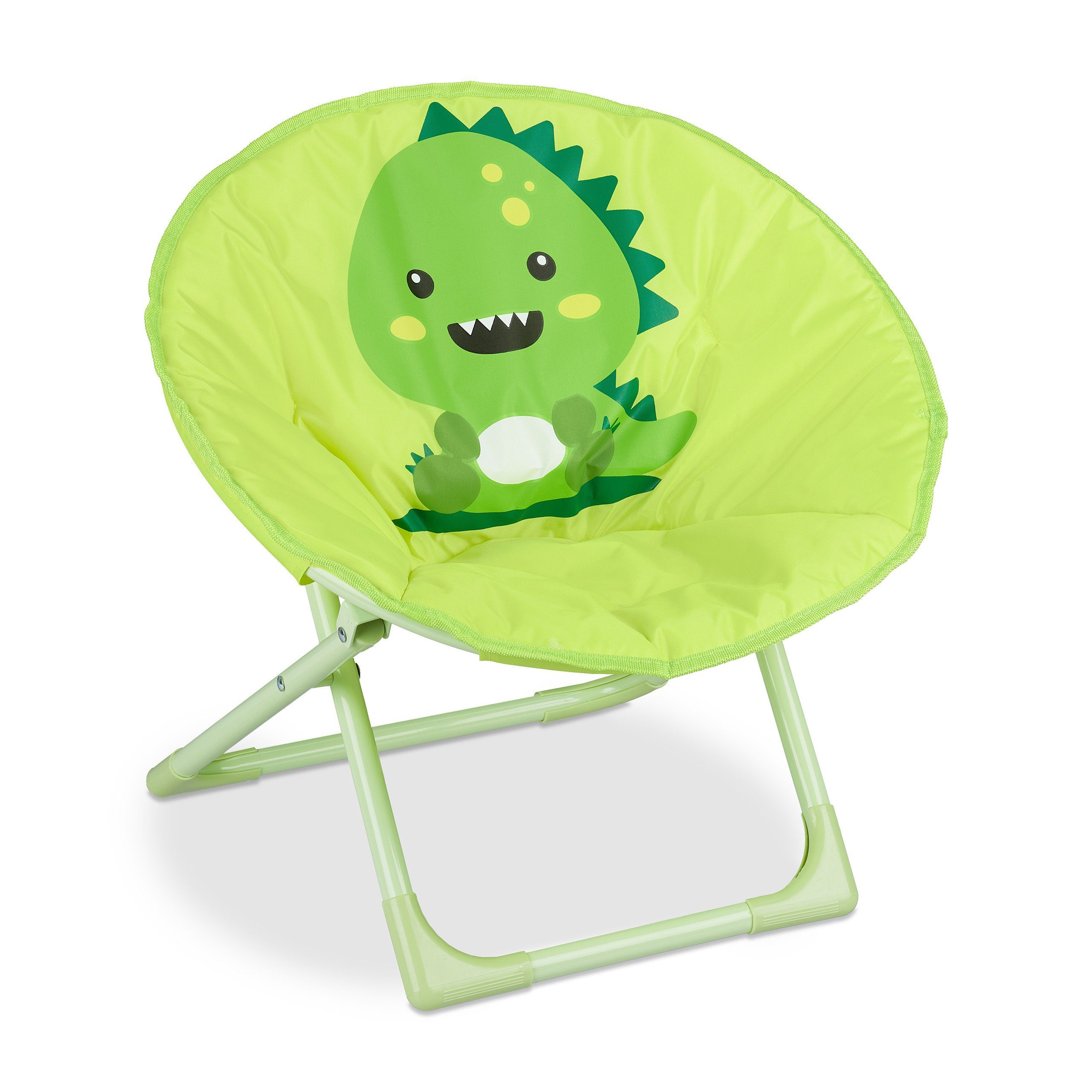 relaxdays Kinderklappstuhl Moonchair Kinder klappbar, Monster