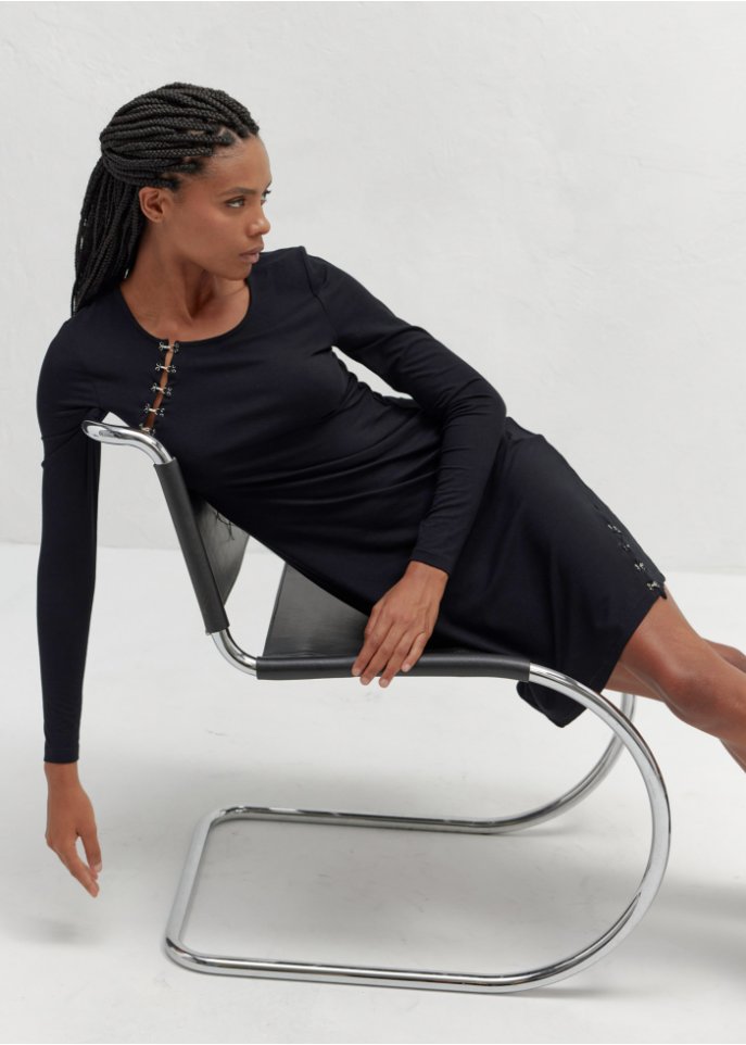 Shirtkleid mit Ösen