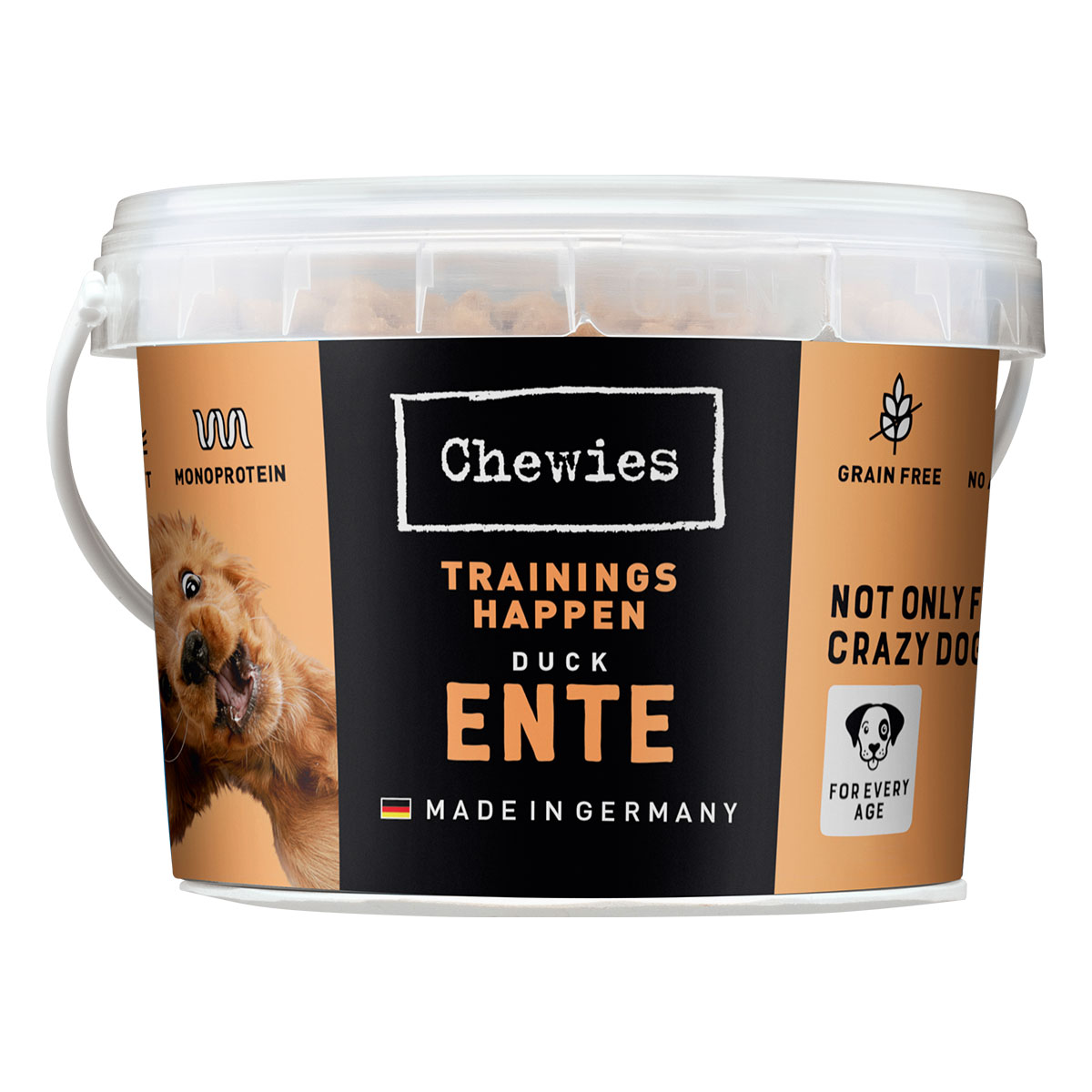 Chewies Hundesnack Trainings-Happen Ente 300g kaufen bei ZooRoyal