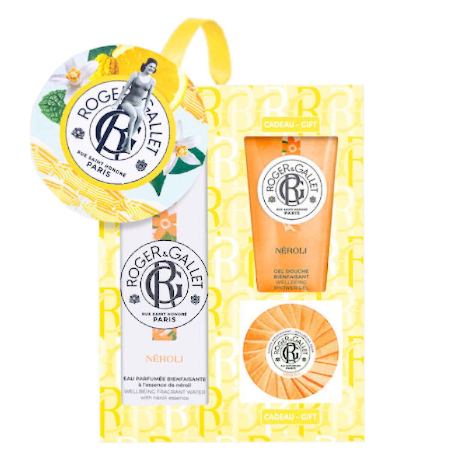 Roger&Gallet Neroli Coffret Eau Parfumée 100 ml + 2 Produits