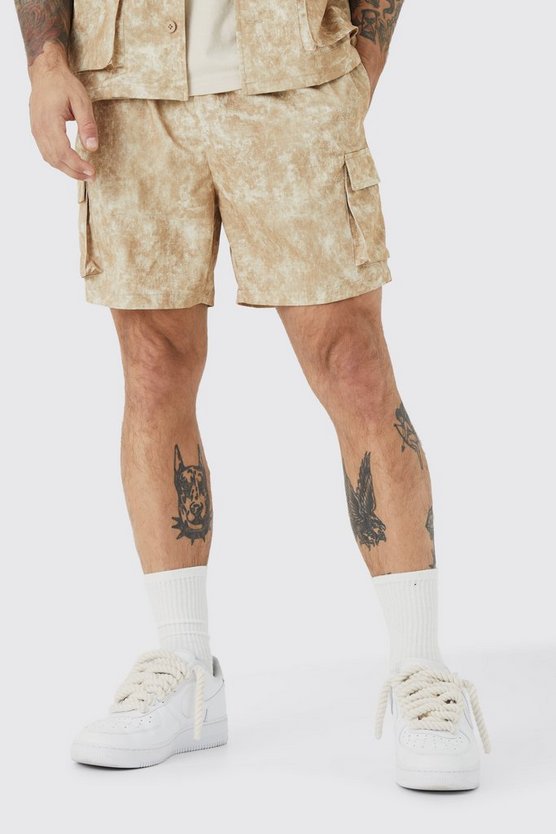 Cargo-Shorts mit elastischem Bund