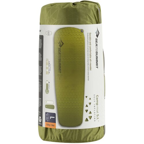 SELBSTAUFBLASENDE SCHLAFMATTE CAMP MAT SELF INFLATING MAT LARGE OLIVE