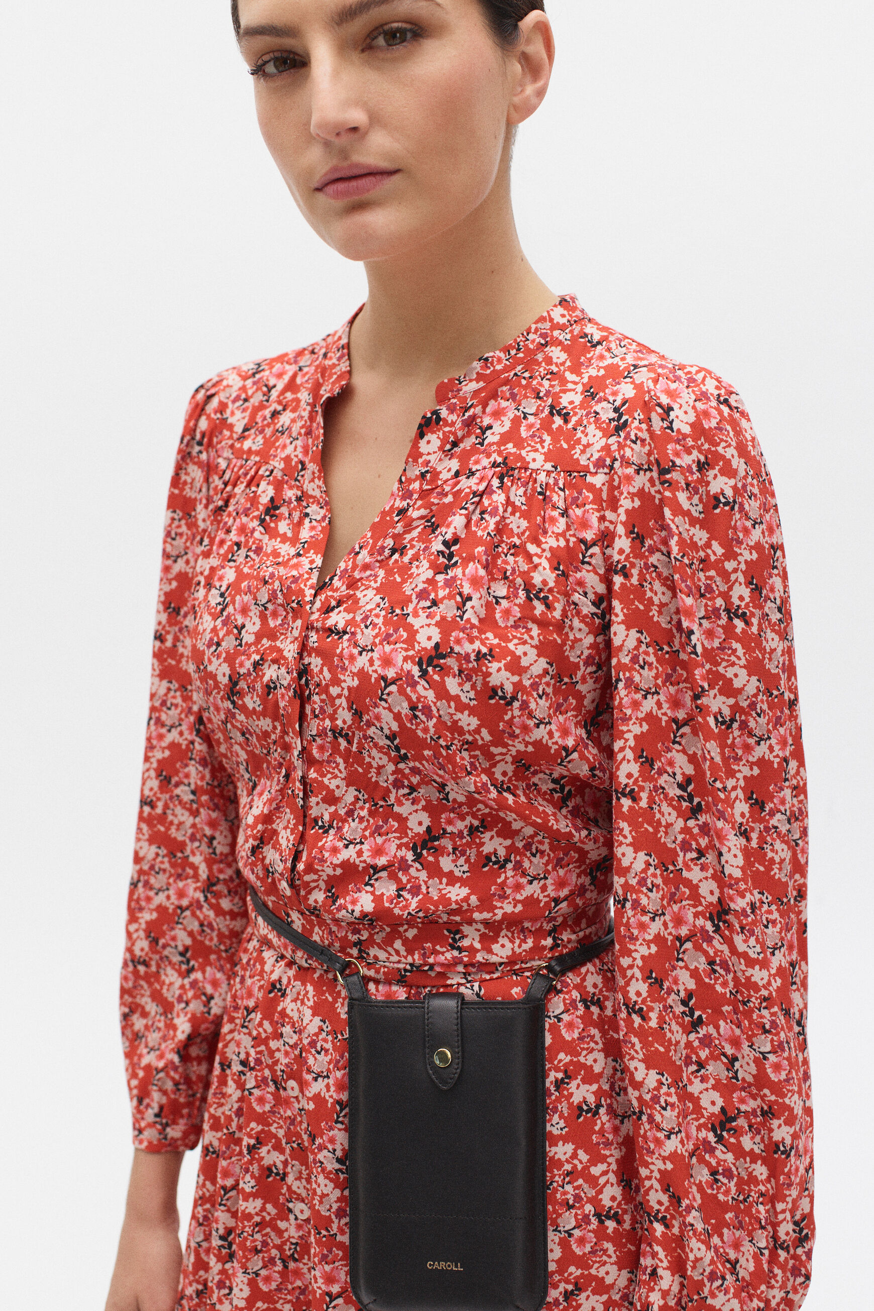 robe camille rouge femme