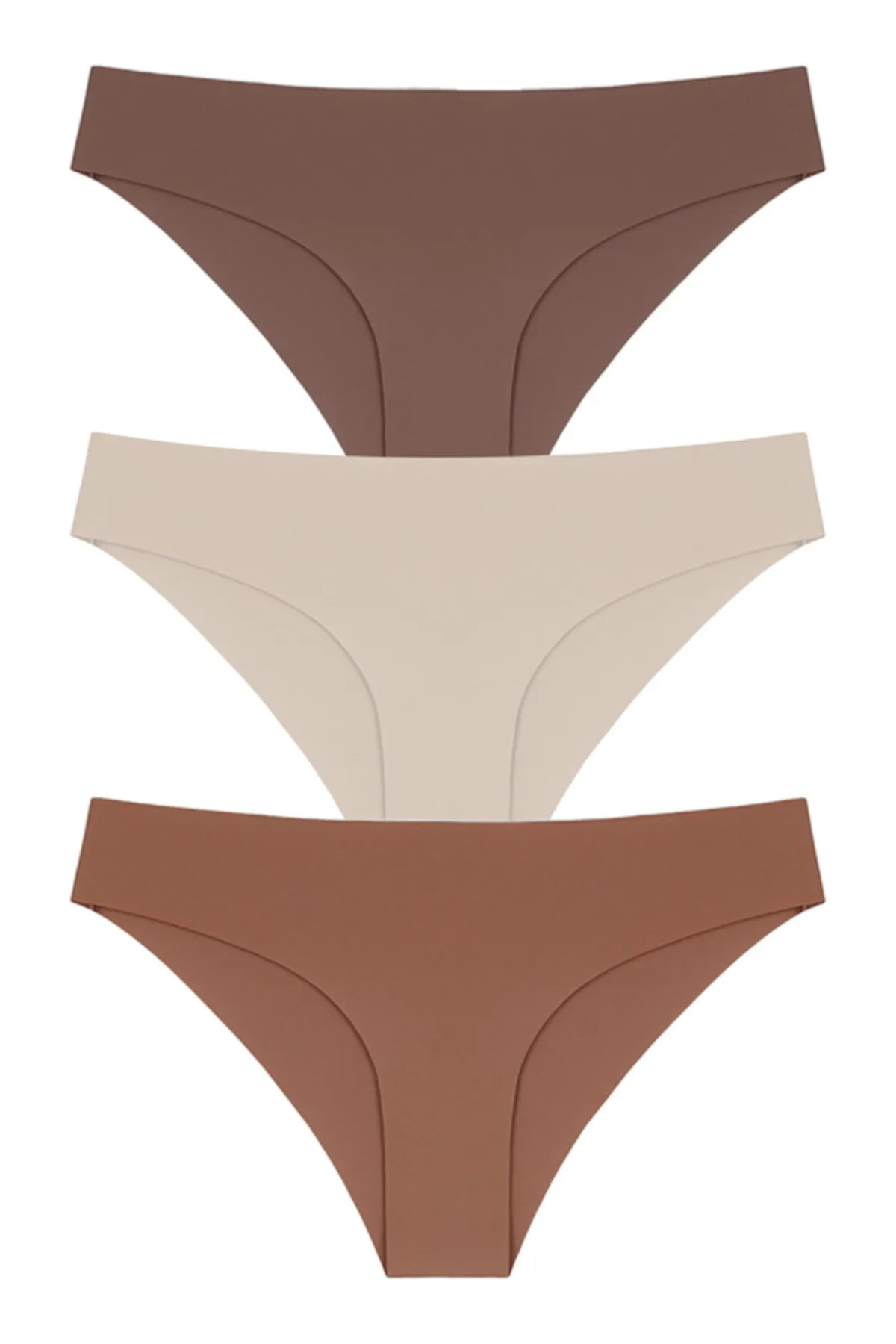 Cottonhill  Lasergeschnittene Damen-Bikini-Höschen im 3er-Pack