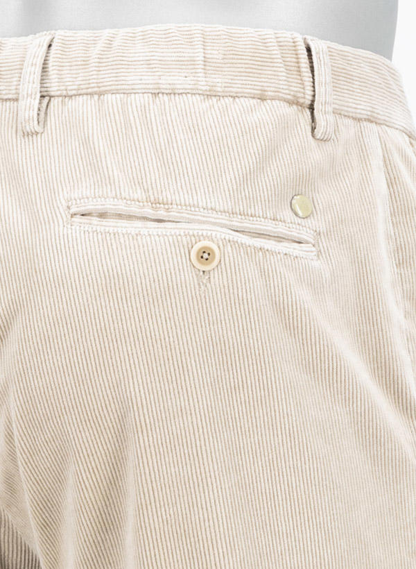 Alberto, Chino Jump, Slim Fit, Cord, hellbeige