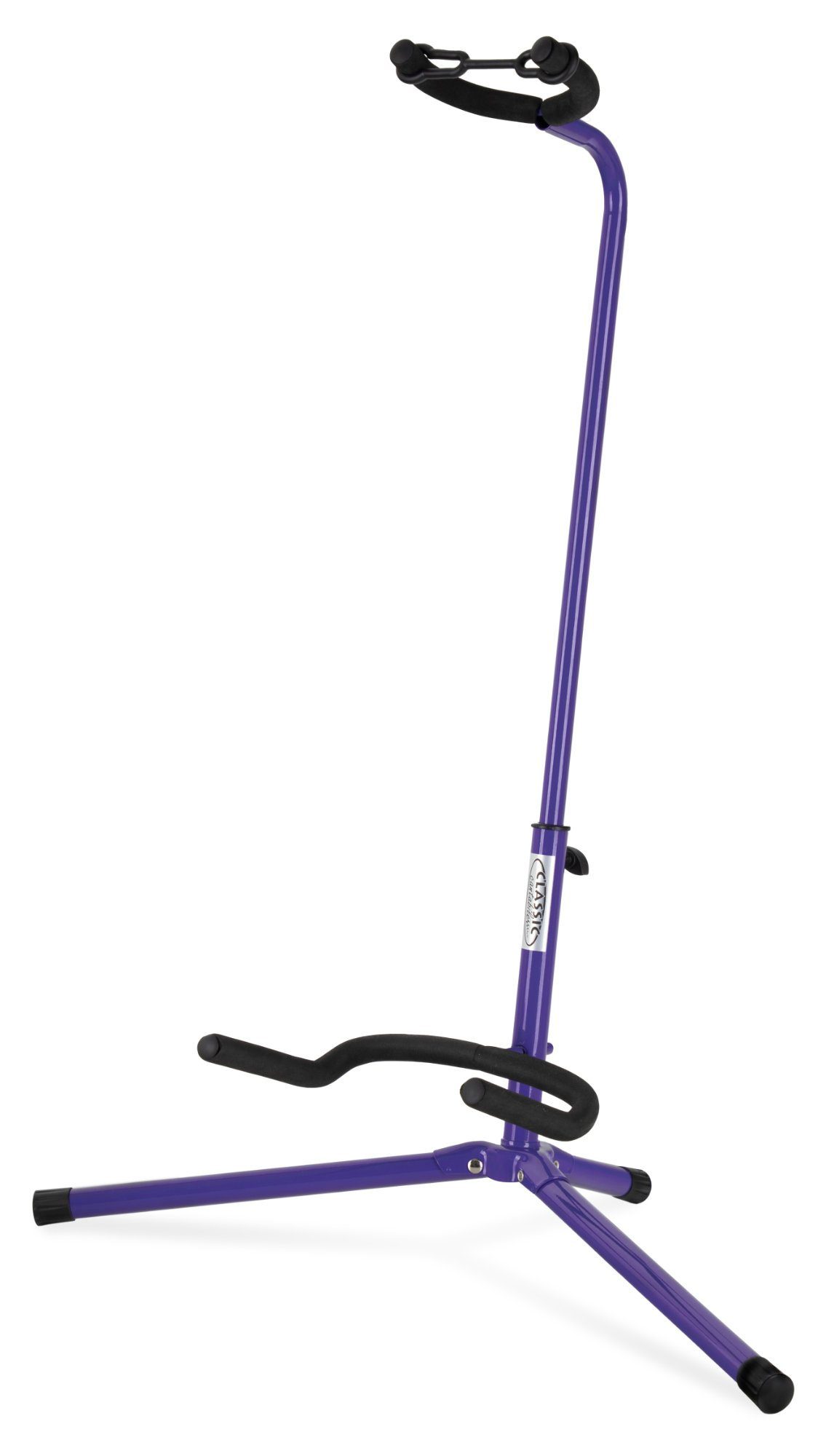 Classic Cantabile Gitarrenständer GS-30 Gitarrenstativ, Gepolsterte Auflage - Klappbarer Gitarrenständer