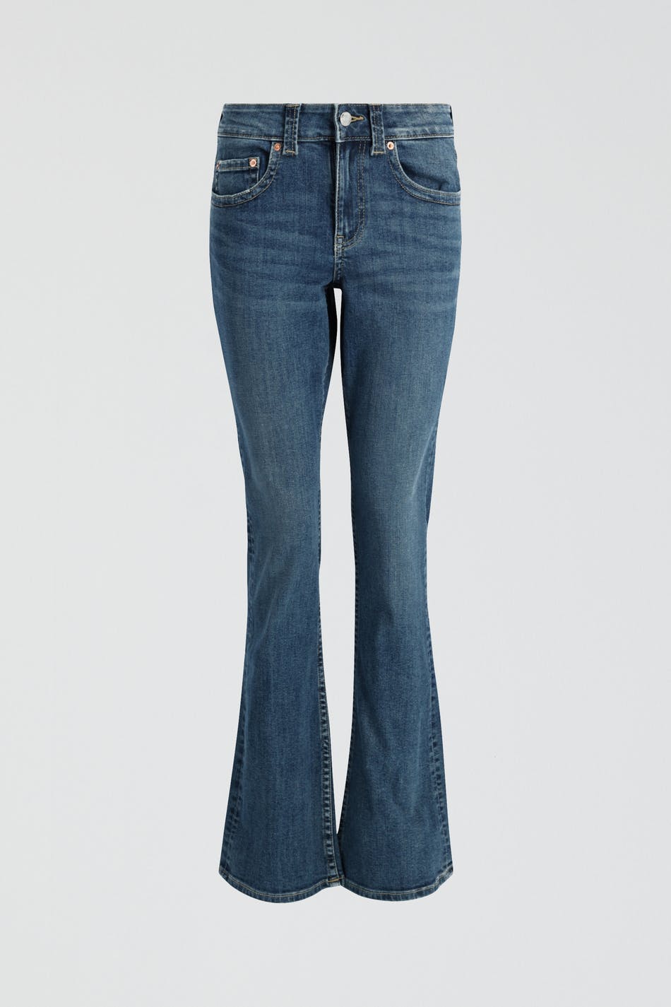 Y2k low flare jeans