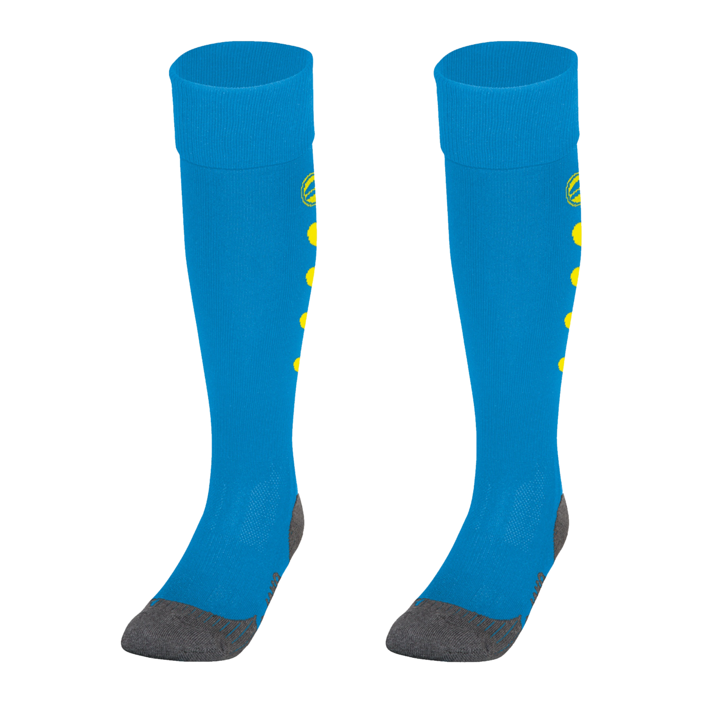 JAKO Roma Stutzenstrumpf Blau Gelb F83