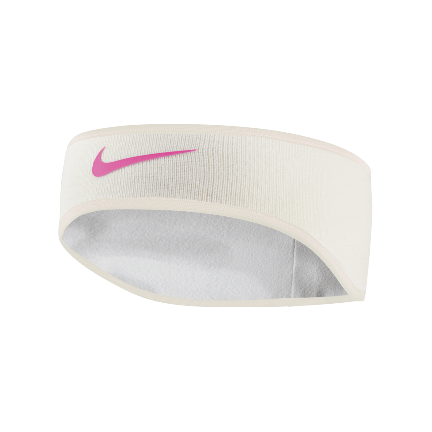 Nike Knit Stirnband Weiss Pink F111