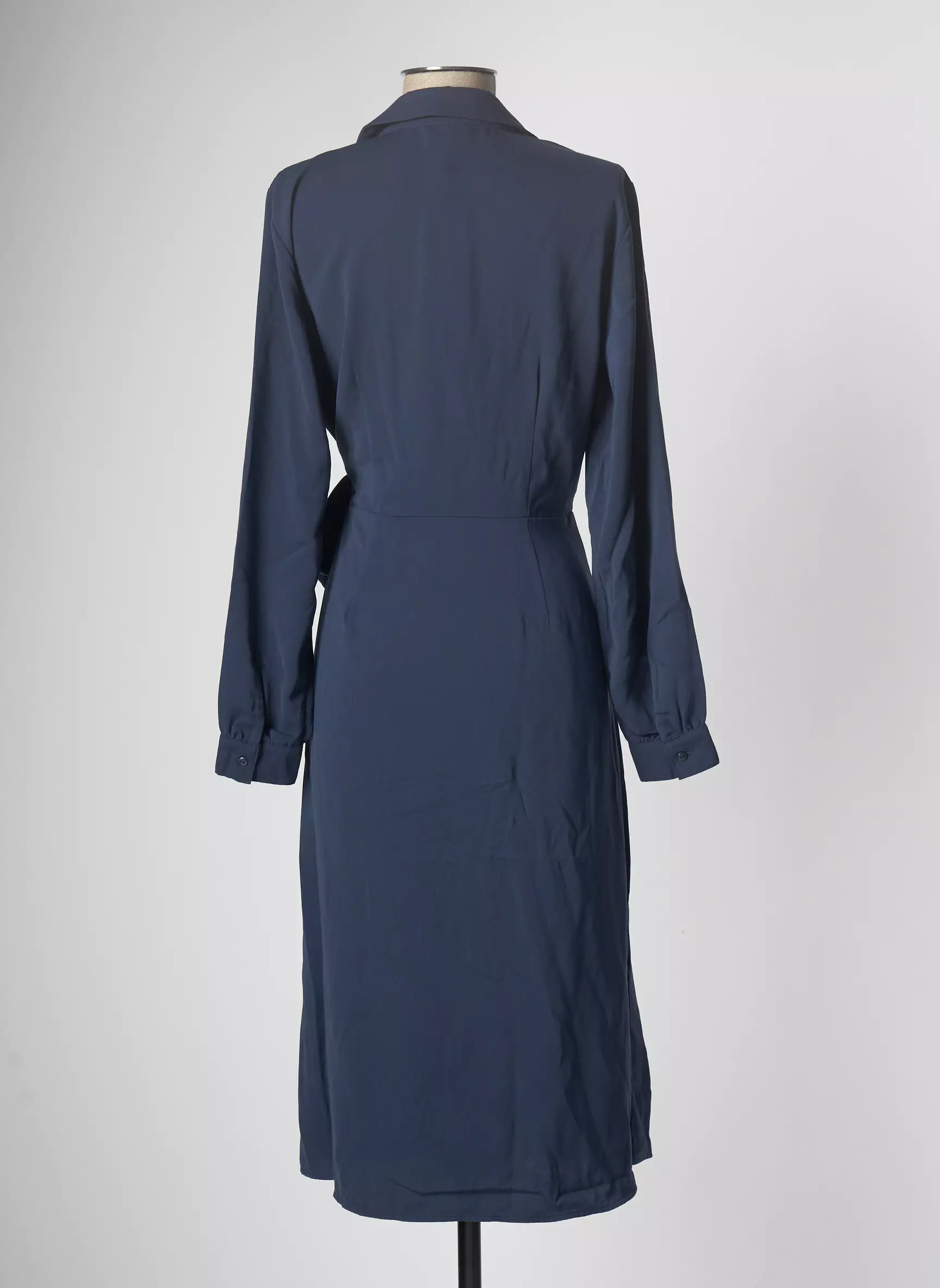 Vila Robes Mi Longues Femme couleur bleu