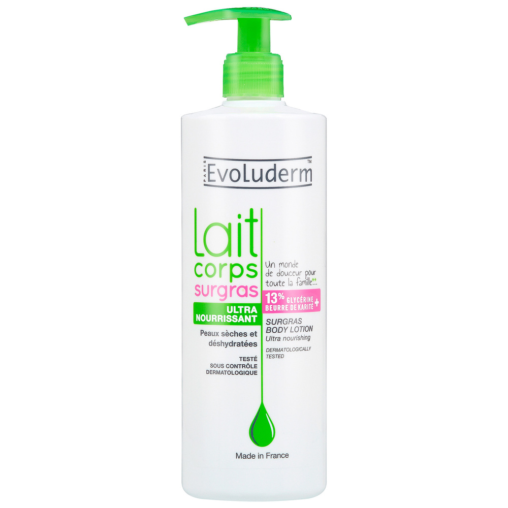 evoluderm Surgras Lait Corps Ultra-Nourrissant - 500 ml