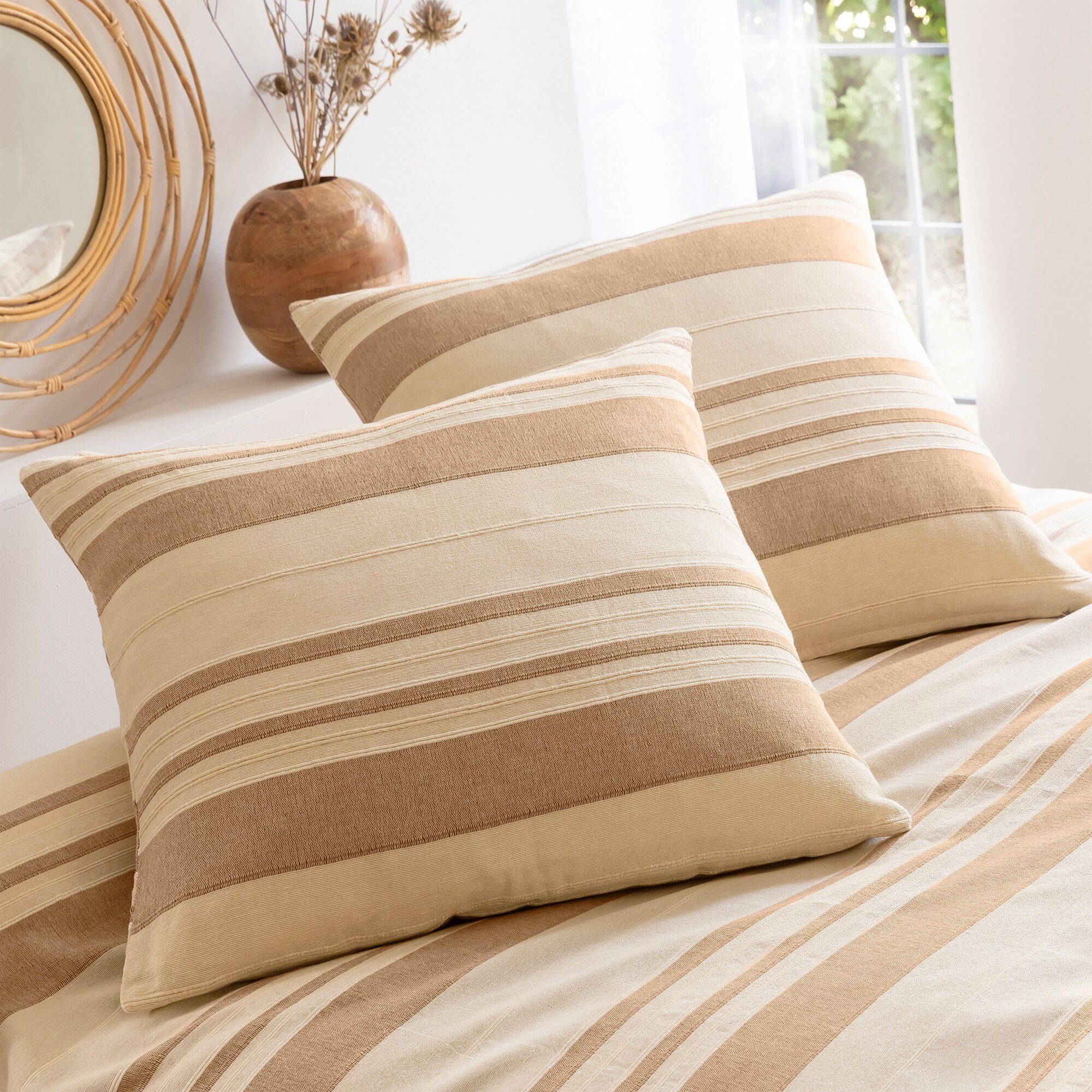 Plaid jeté multicolore coton tissage artisanal