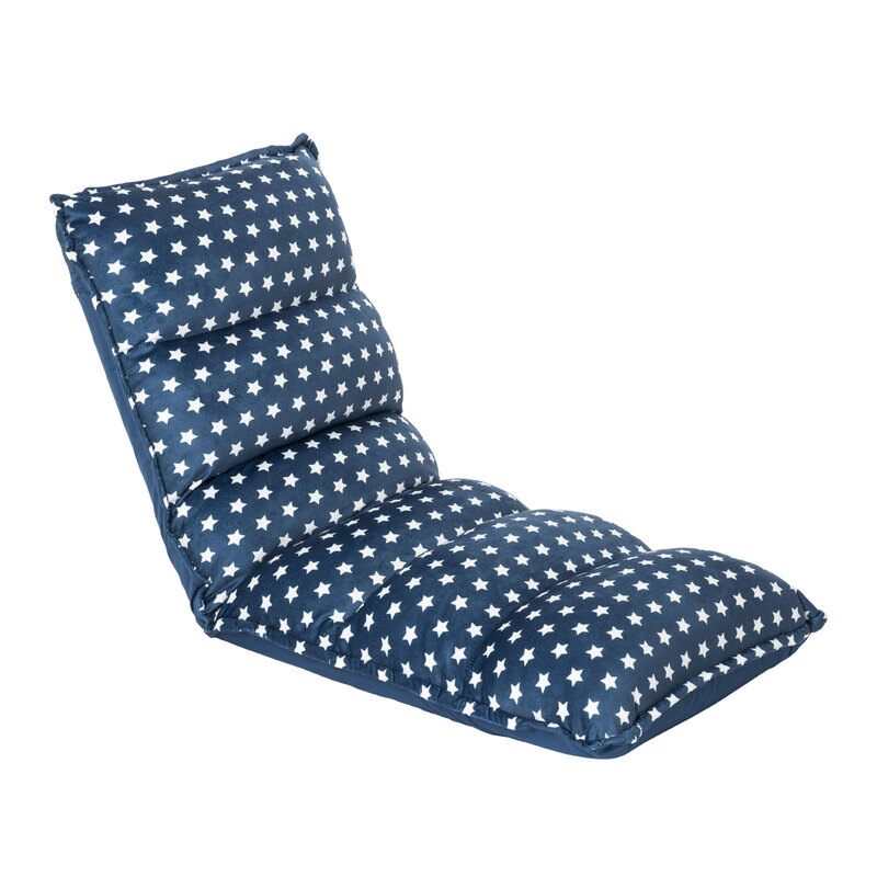Fauteuil multi-positions étoiles bleu et blanc Oxybul