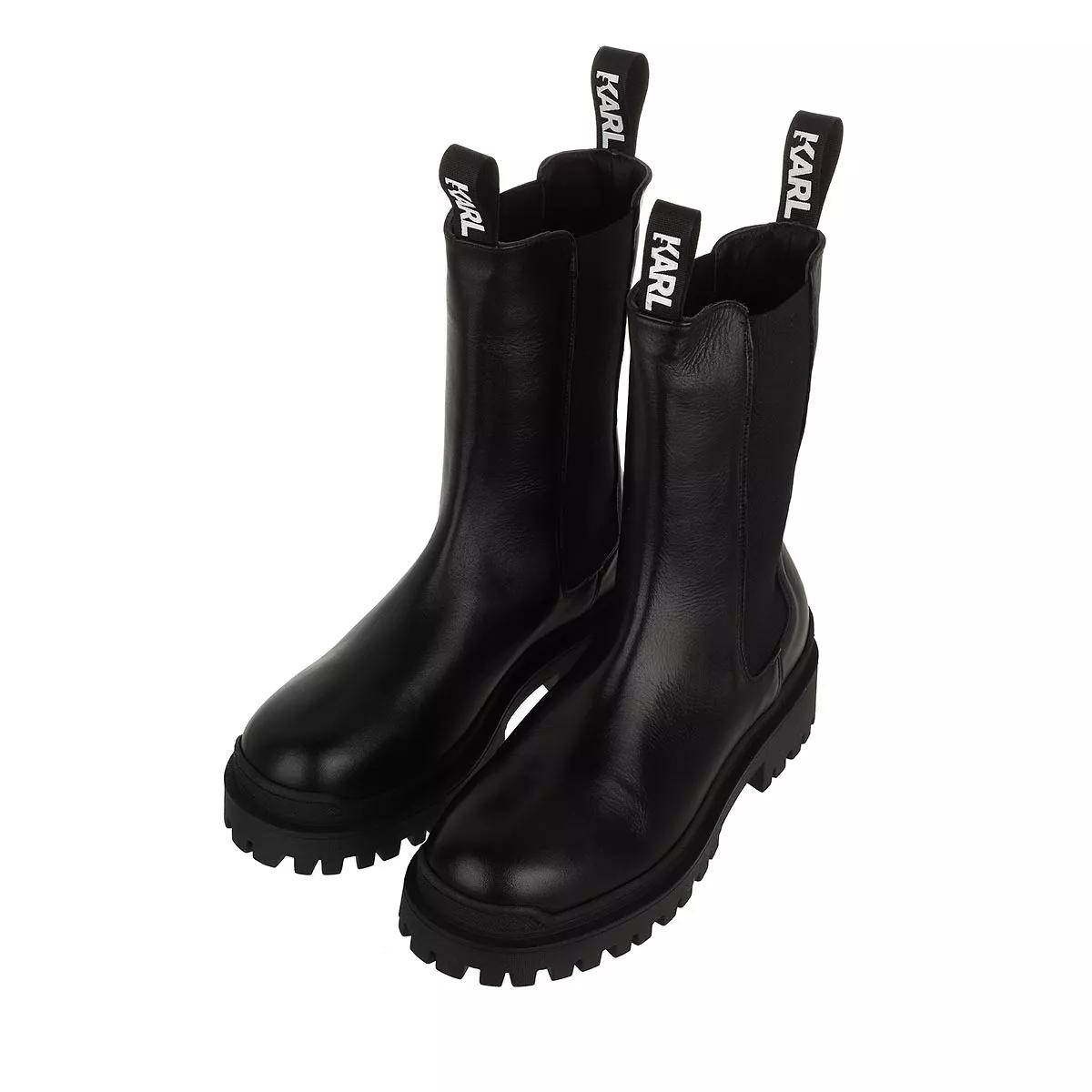 LAGERFELD Stiefeletten schwarz Biker Boot