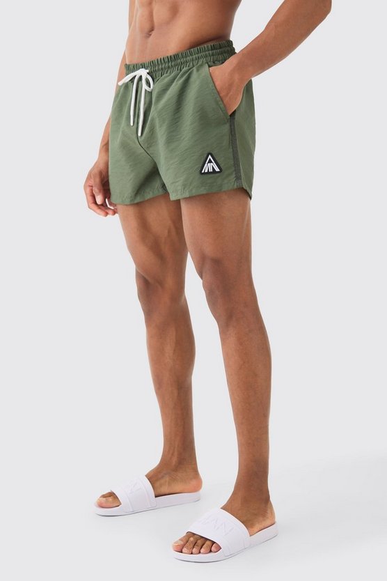 Super kurze Man Badehose in Knitteroptik