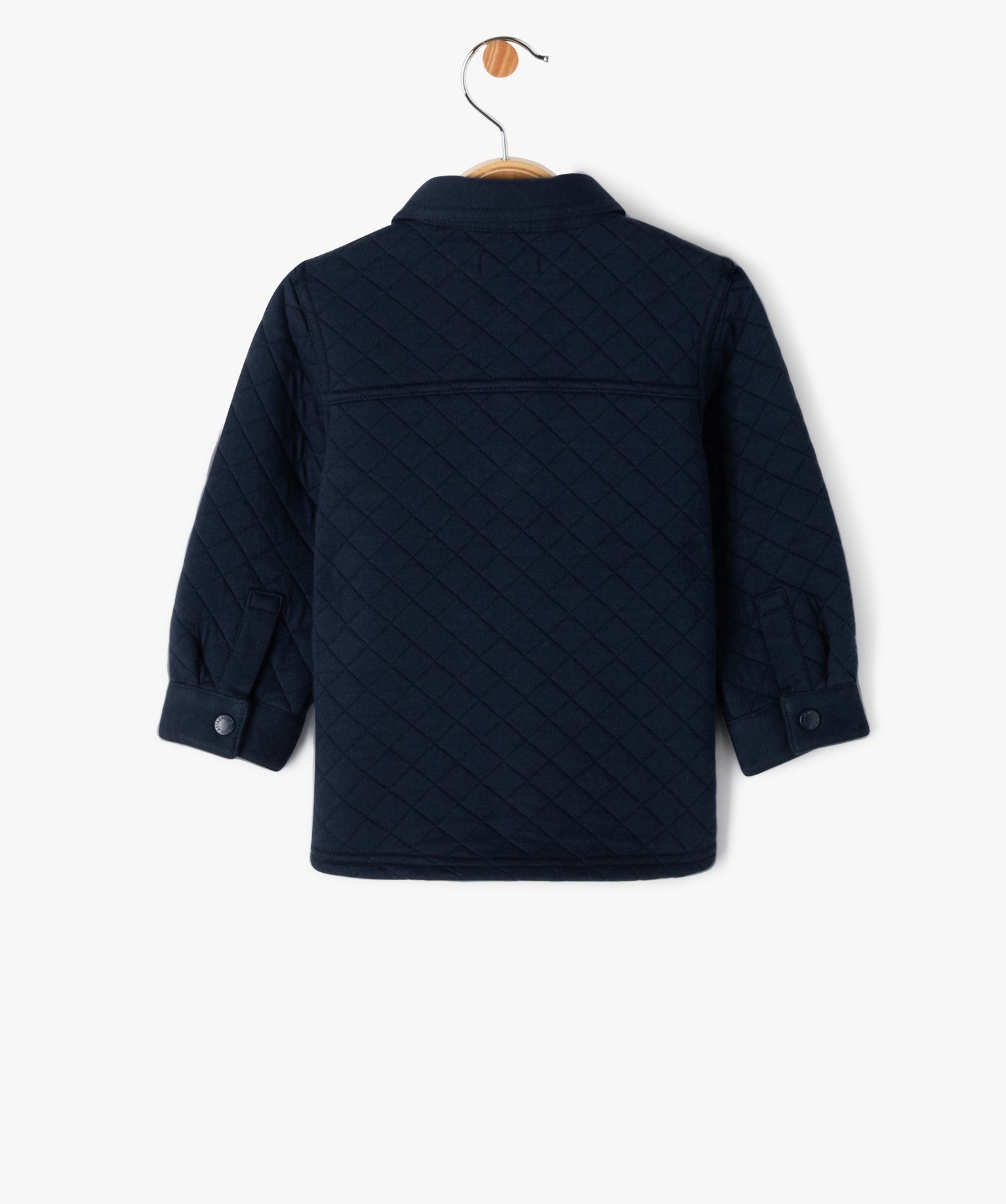 Chemise matelassée bébé Garçon - LuluCastagnette marine | GEMO