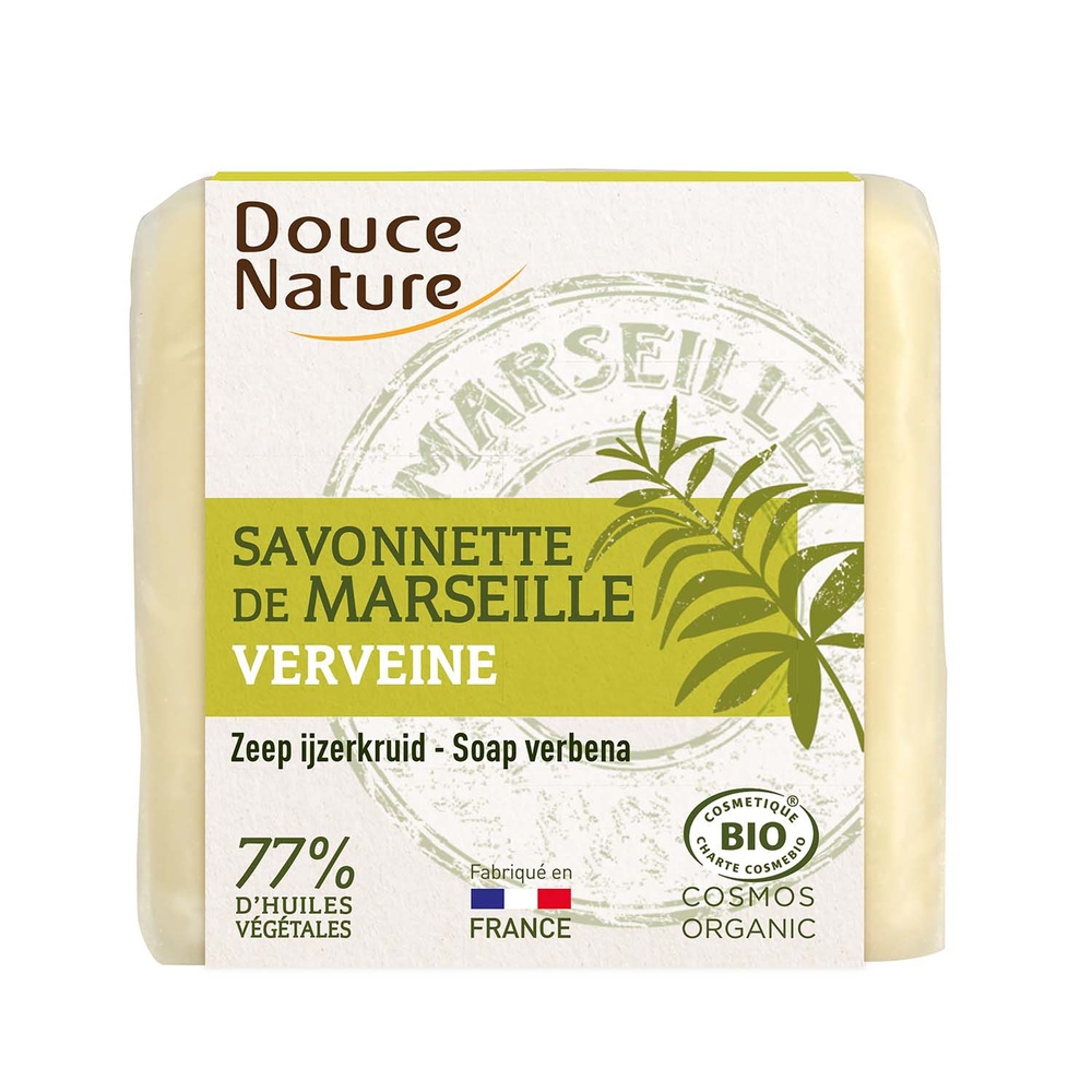 douce nature SAVONNETTE MARSEIL VERVEINE 100G SAVONNETTES PARFUMEES MARSEILLE