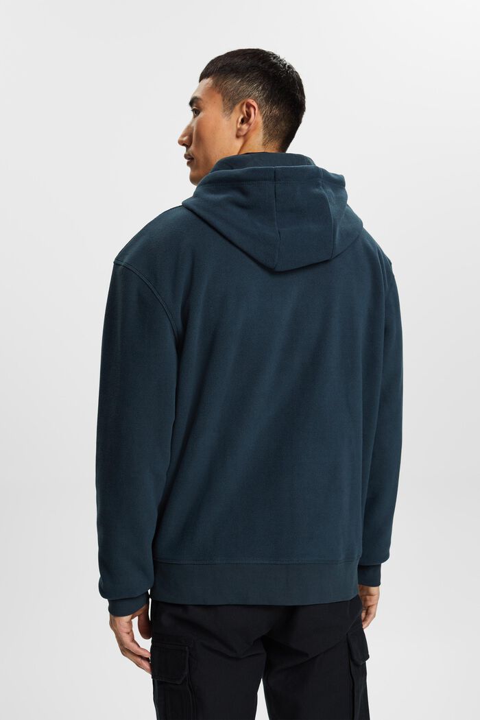 Fleece-Sweatshirt mit Kapuze