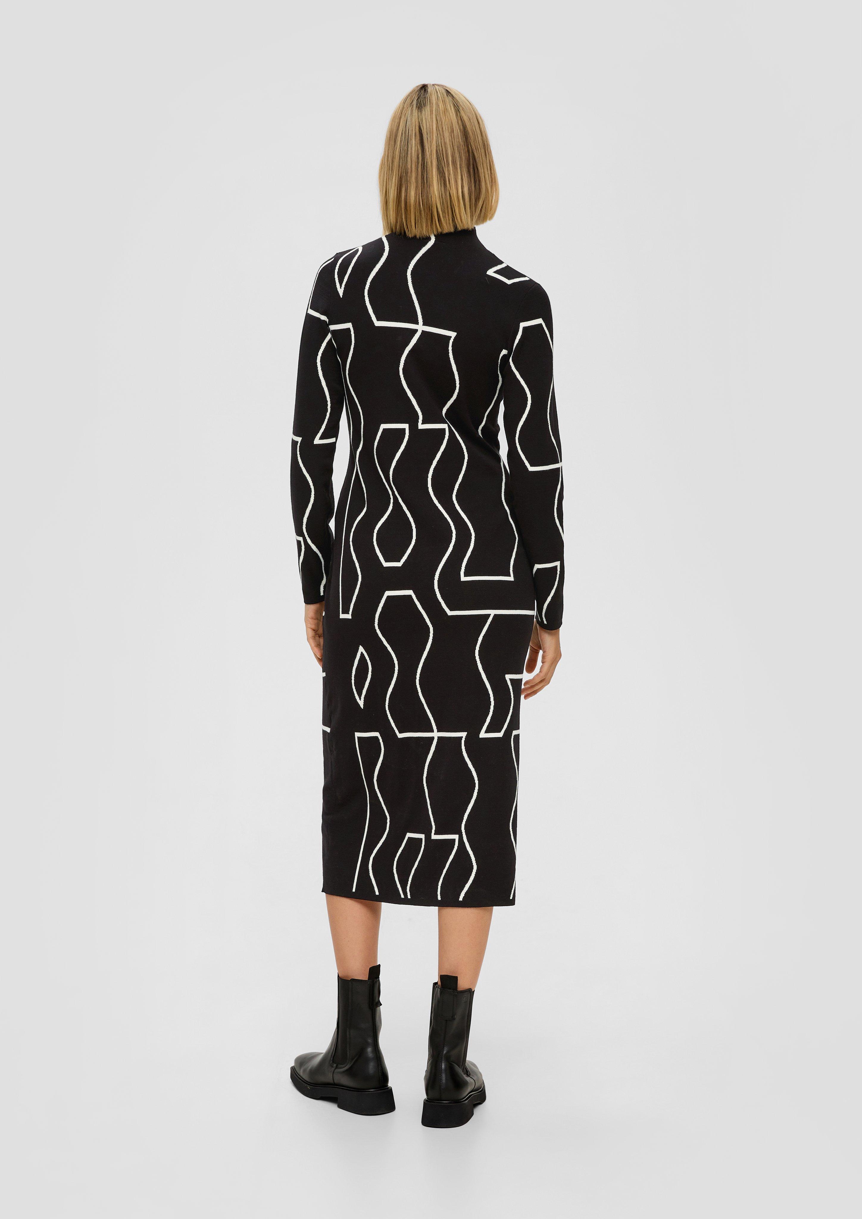 Maxikleid mit Turtleneck  2135977-99X5