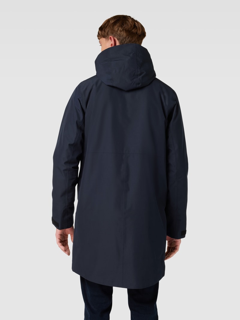 Parka mit Kapuze Modell 'KENNY' in marineblau