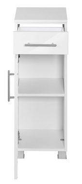 HELD MÖBEL Badmöbel-Set Jaca, (4-St), Badmöbel-Set mit hochglanz Fronten