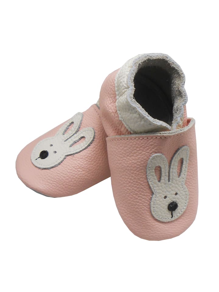 Yalion Leder-Krabbelschuhe 