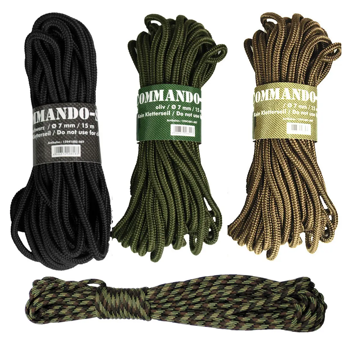 Seil 7 mm x 15 Meter versch. Farben