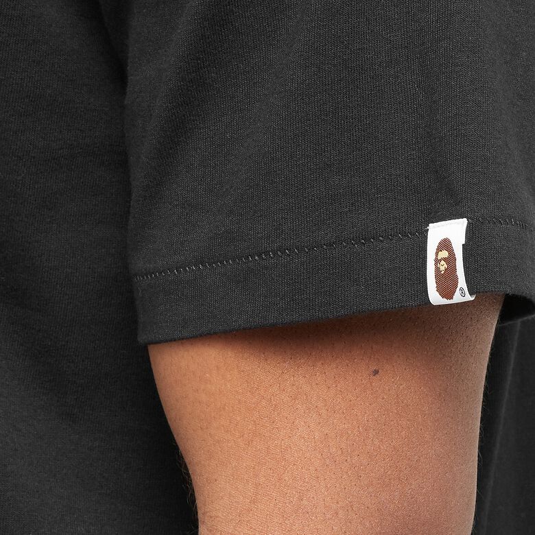 A Bathing Ape Snake Bape Sta Logo Tee M black/grey