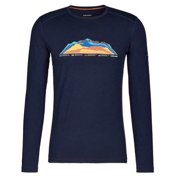 M MERINO 200 OASIS LS CREWE 7 MOUNTAIN TOPS Herren - Funktionsshirt