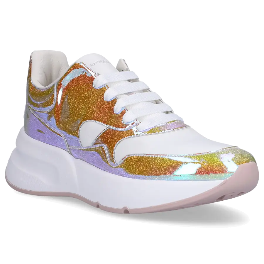 Alexander McQueen - Sneaker low JOEY Kalbsleder - grau