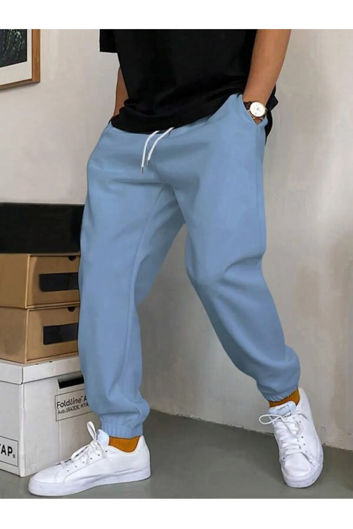 MOONBULL  Jogginghose - Blau - Relaxed