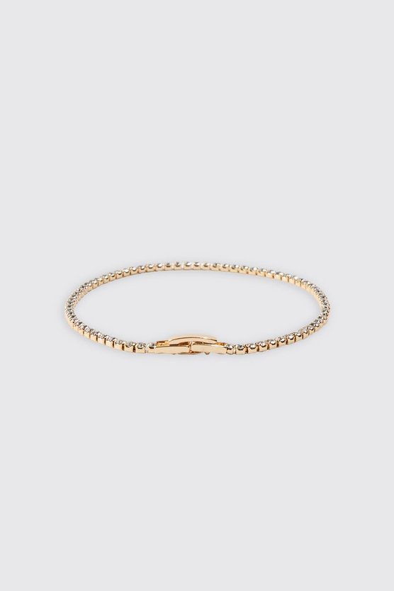 Goldenes Armband mit Strass