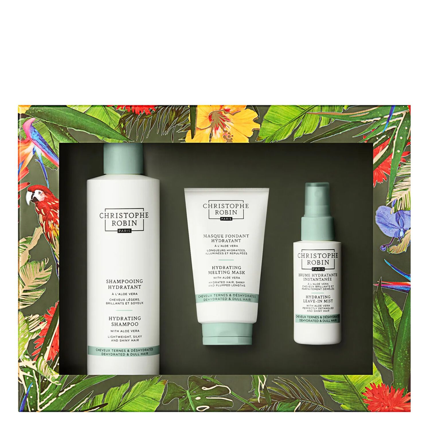 Christophe Robin Rituel Hydratant Coffret Cheveux - 3 Produits