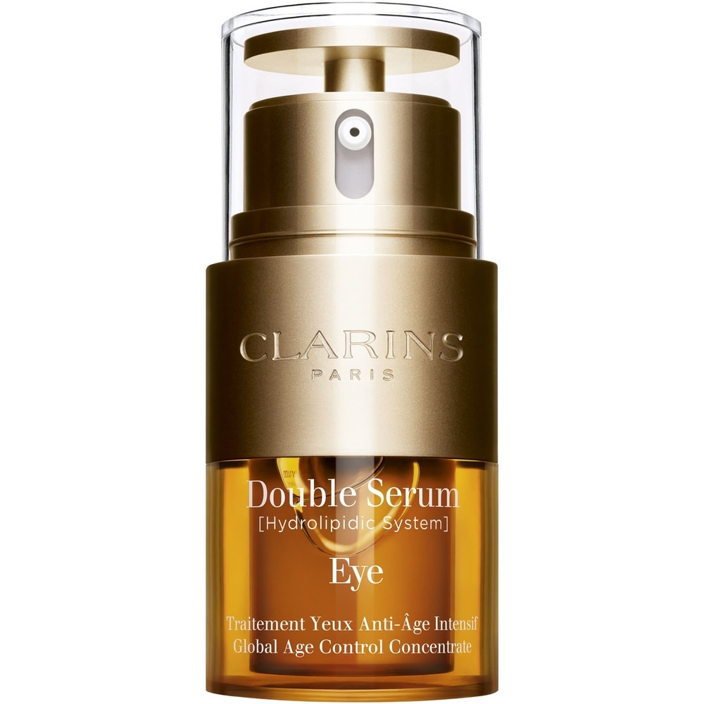 Clarins Double Serum Eye   Traitement Yeux Antiâge Intensif Contour des yeux