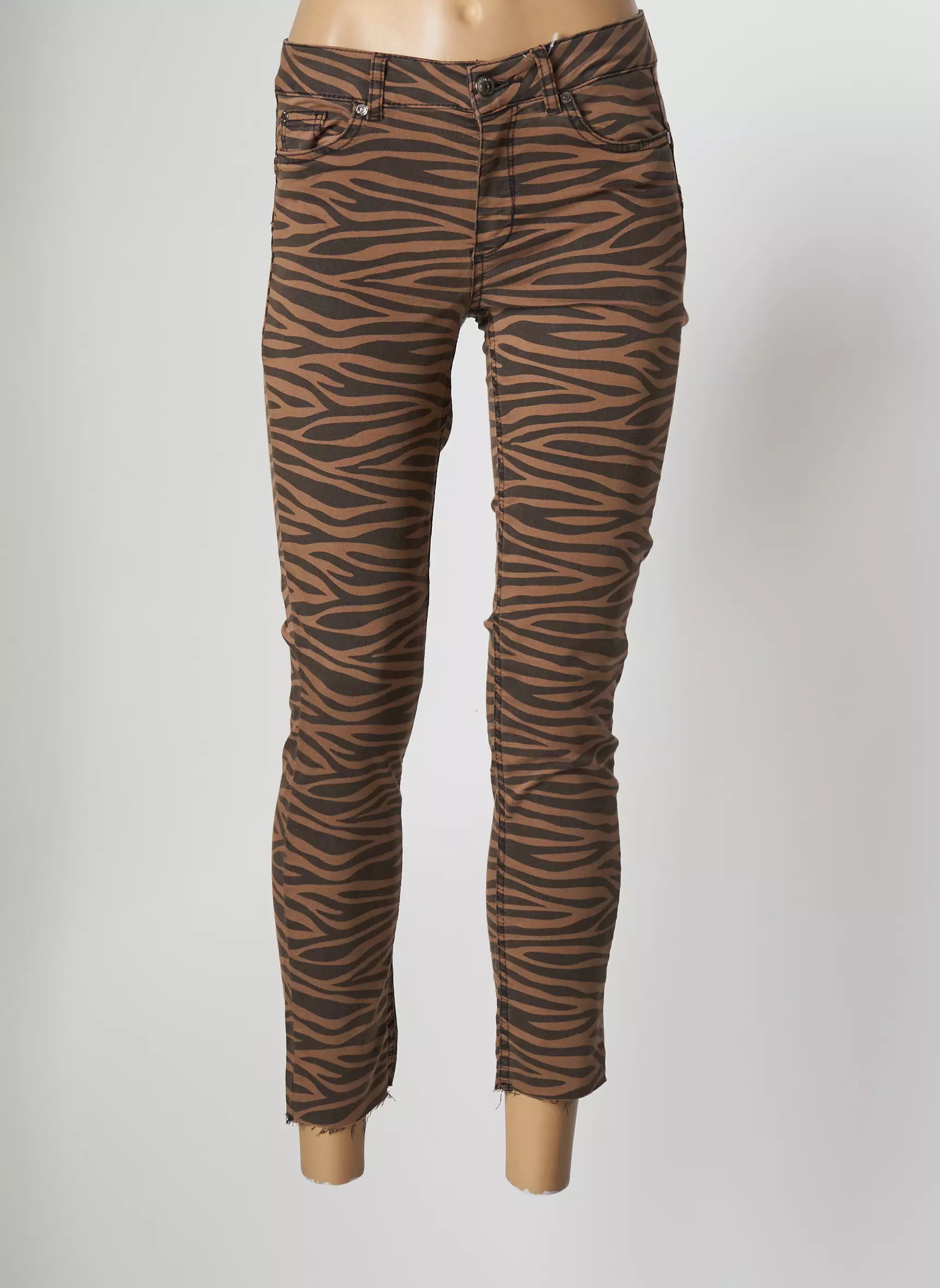 Liu Jo Pantalon7 8 Femme couleur marron