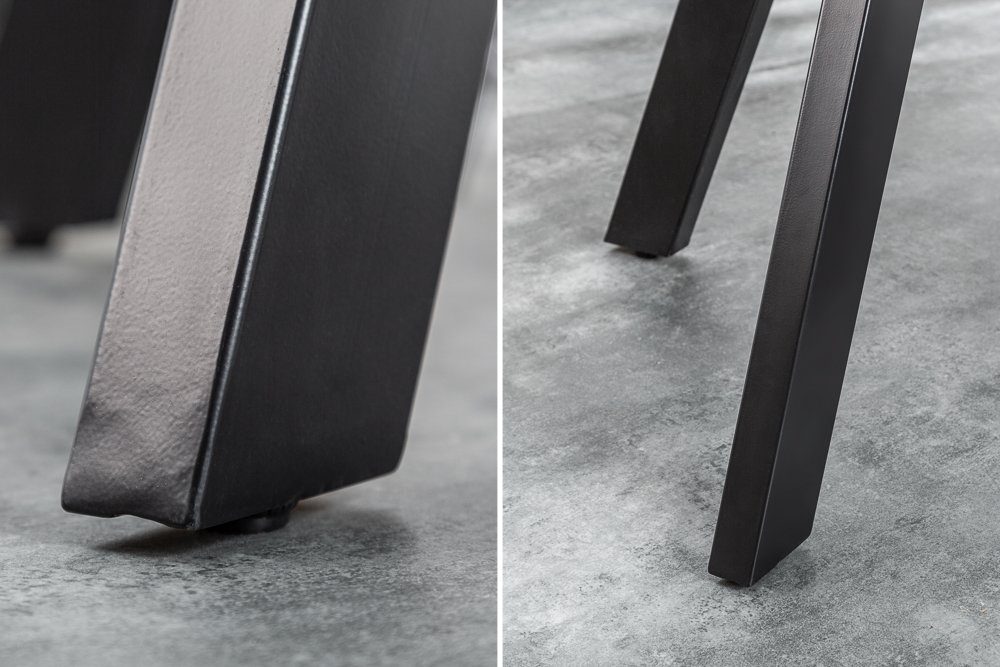riess-ambiente Esstisch IRON CRAFT 120cm natur, Küchentisch · Massivholz · rund · Mangoholz