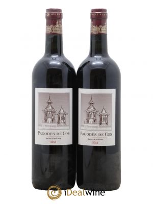 Les Pagodes de Cos Second Vin  2015 - Lot de 2 Bouteilles