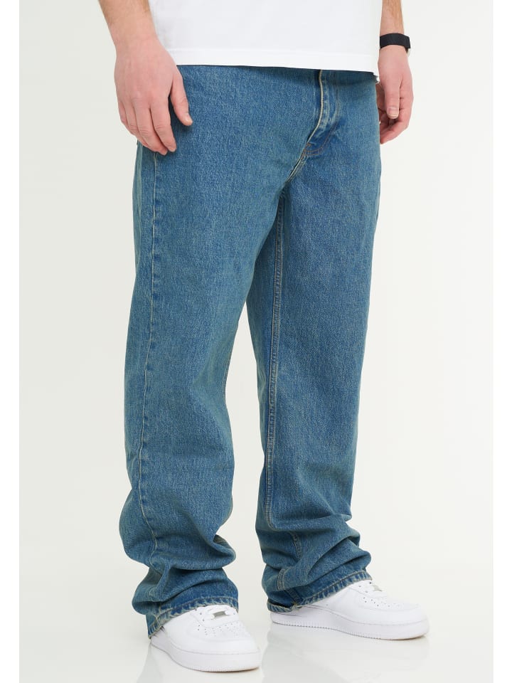 DAILY COTTON Jeans - DCCOTIA Lange Hose Loose-Fit Baggy in Vintage Blue günstig kaufen