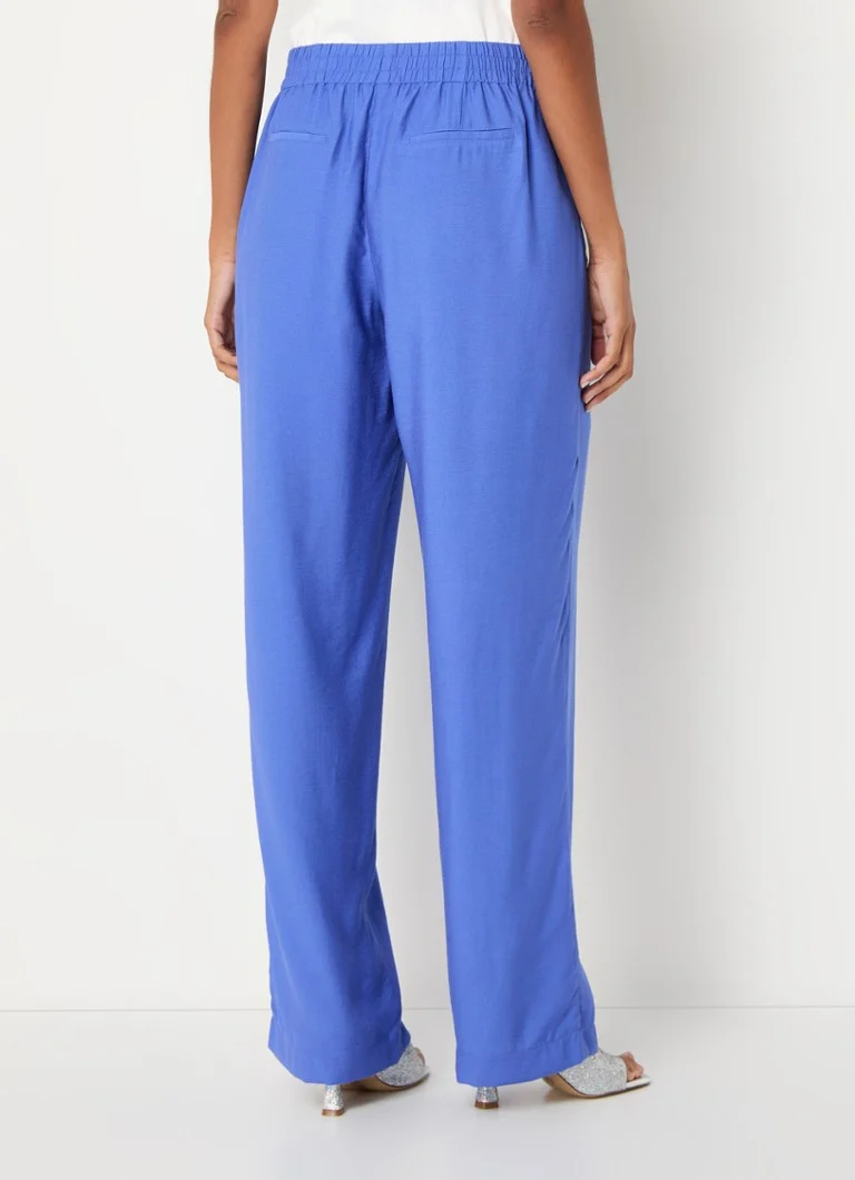 Pantaloni a vita alta e gamba larga con tasche laterali di Fabienne Chapot Neale.
