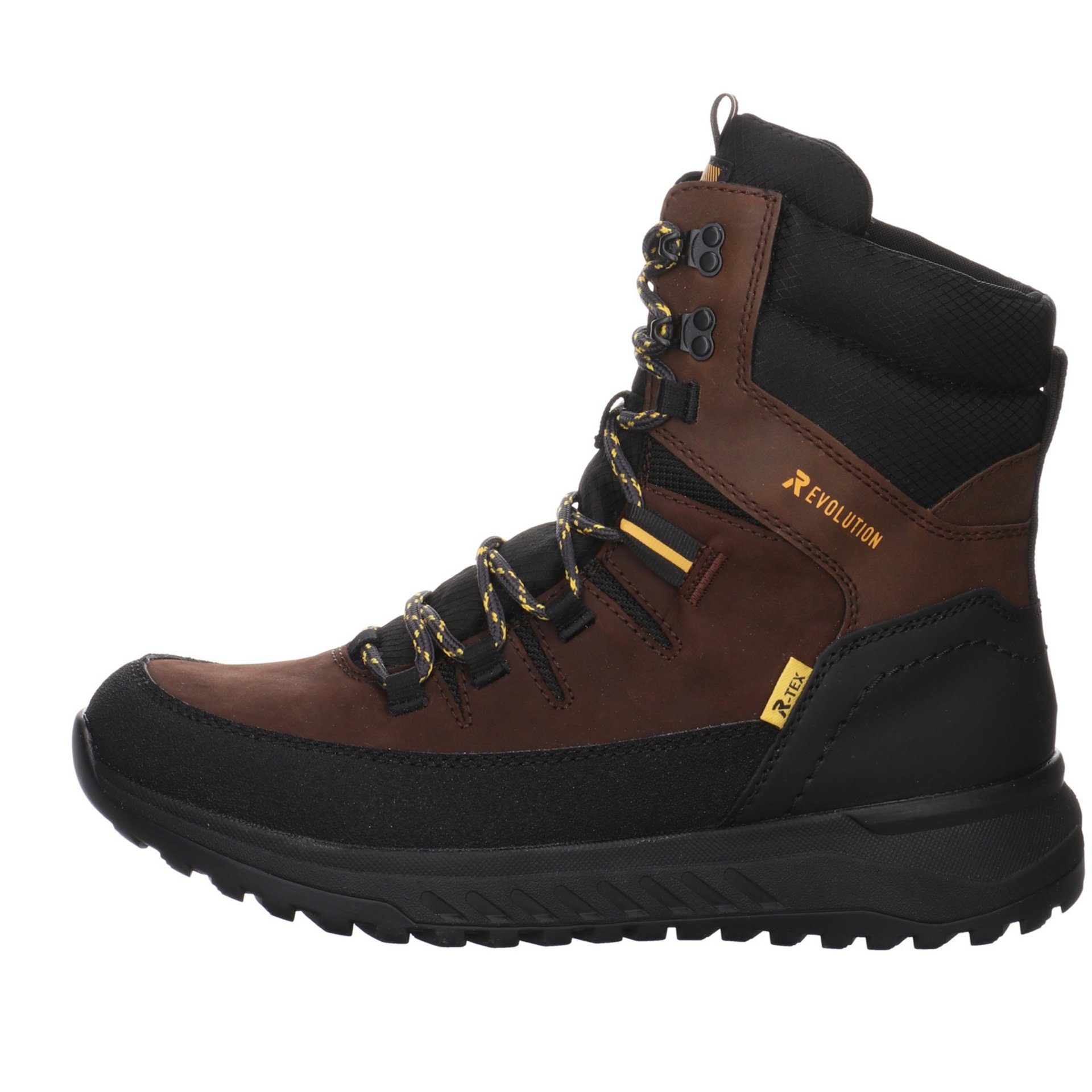 Rieker Herren Winterstiefel Schuhe Boots Elegant Freizeit Snowboots Leder-/Textilkombination