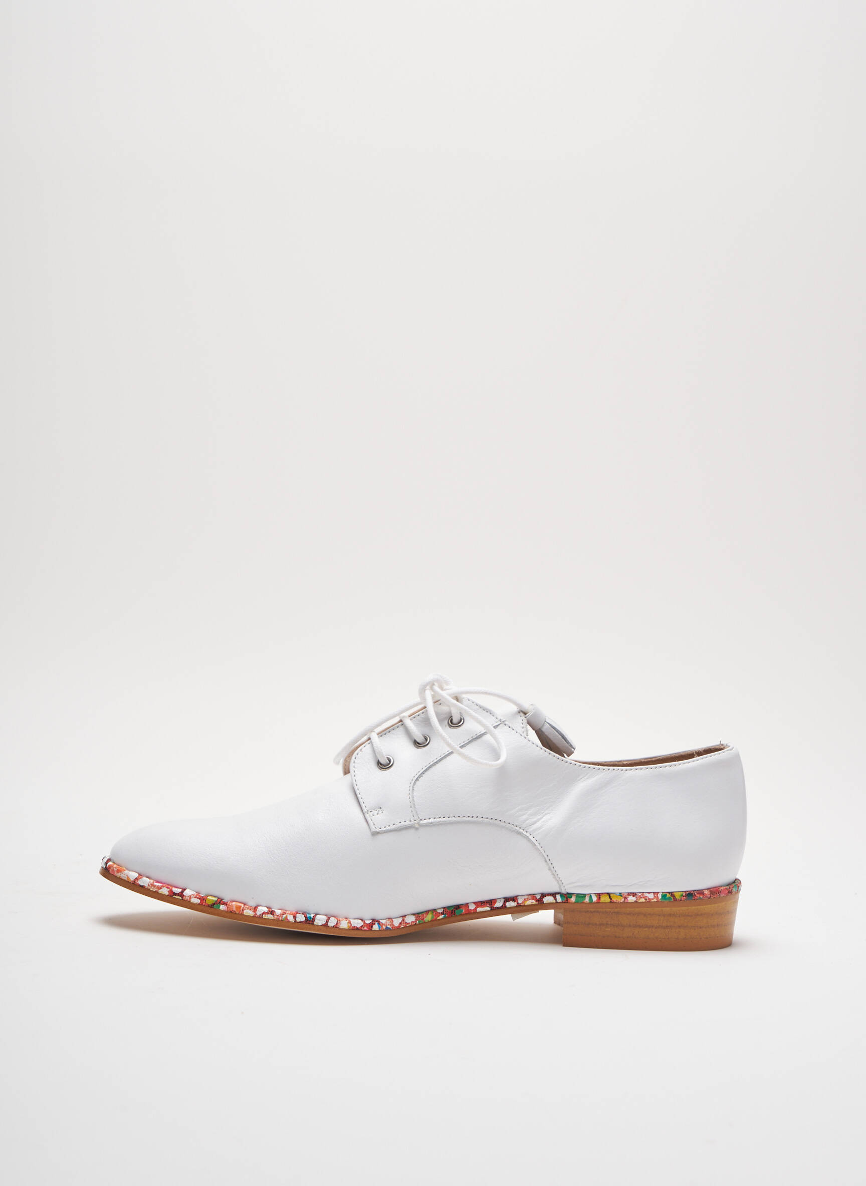 He Spring Derby Femme couleur blanc