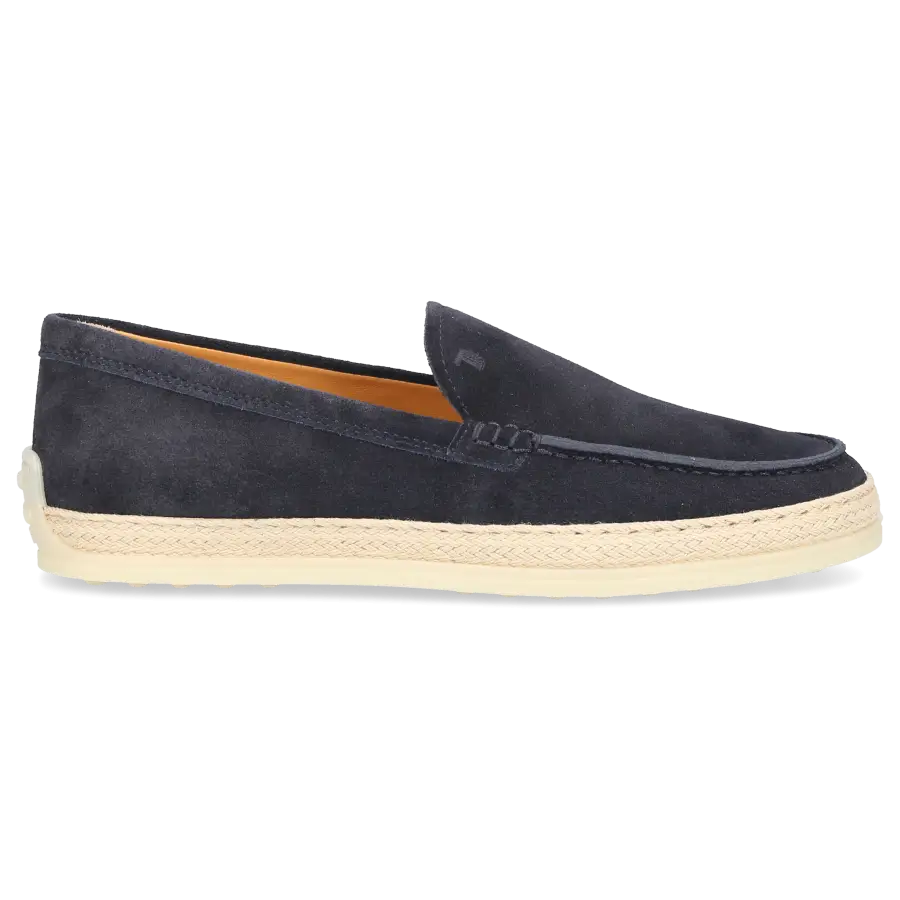 Tod's - Loafer 92K0HU Veloursleder - blau