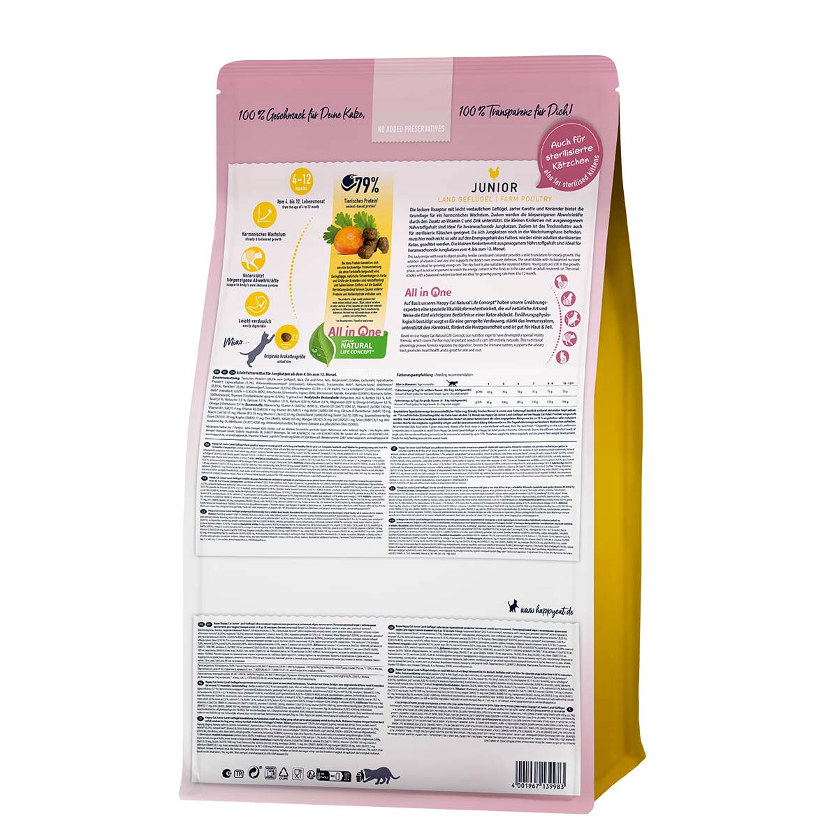 Happy Cat Young Junior Land Geflügel günstig kaufen