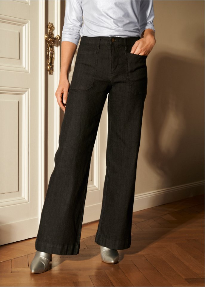 Komfort-Stretch-Jeans, Wide