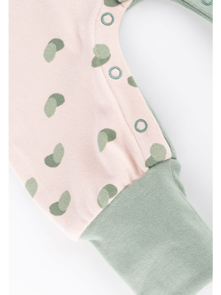 Sigikid Overall Baby Nachtwäsche in grün/rosa günstig kaufen