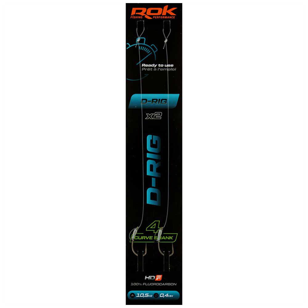 Bas de ligne Rok D-Rig Curve Shank x2