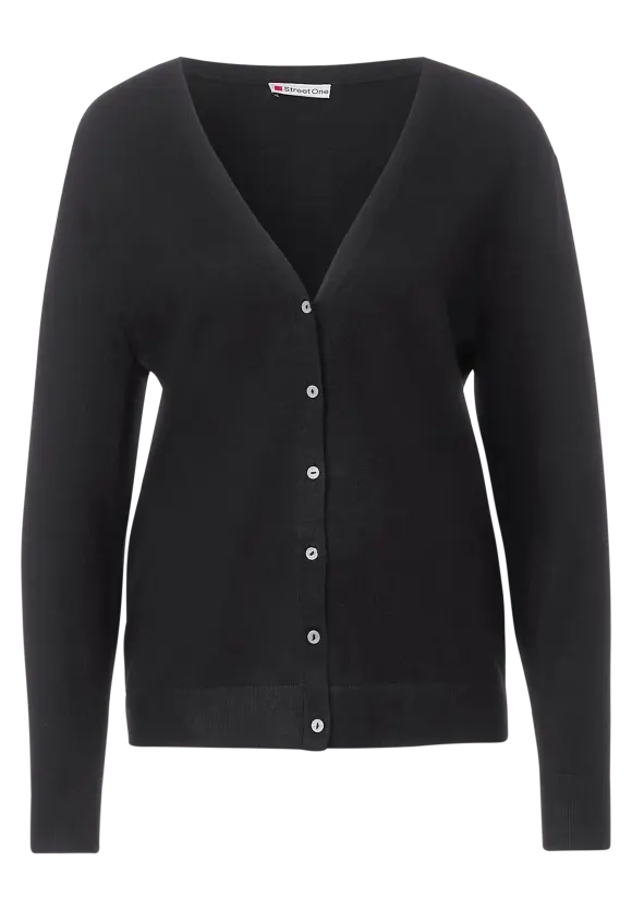 Street One Cardigan mit V-Ausschnitt