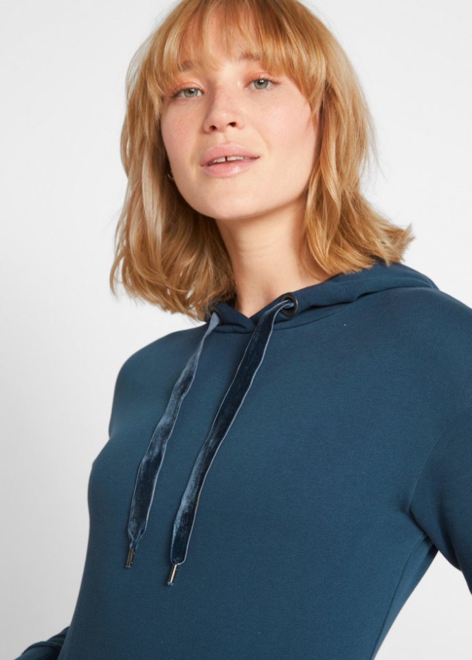 Sweatkleid mit Kapuze